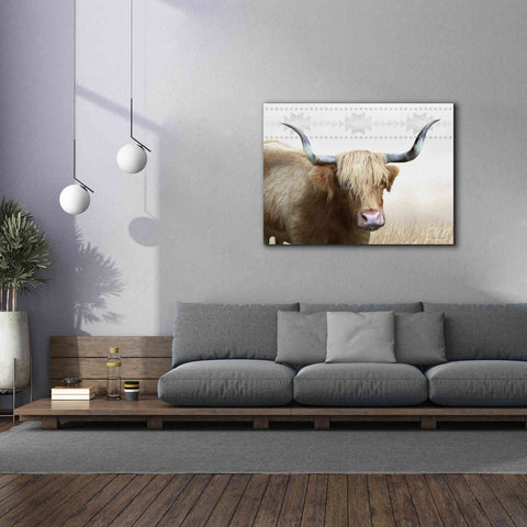 Image of 'Get Your Horns Up' by Lori Deiter, Canvas Wall Art,54 x 40