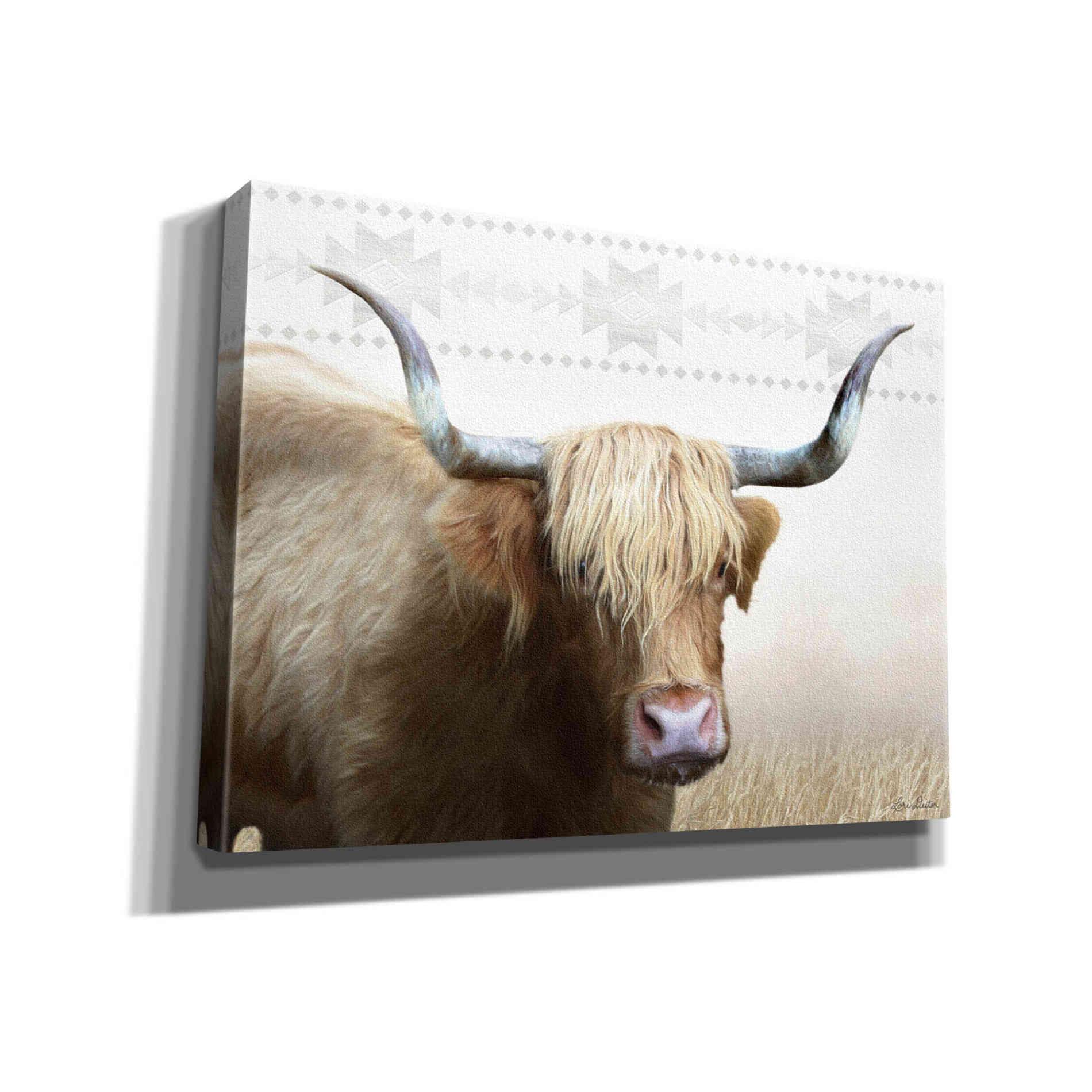 'Get Your Horns Up' by Lori Deiter, Canvas Wall Art
