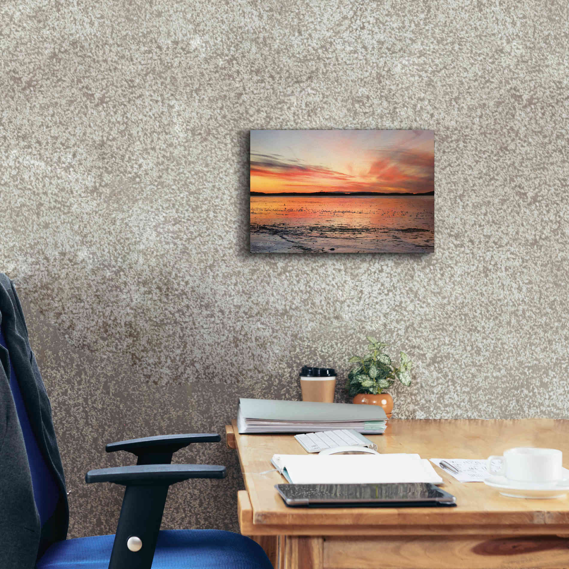 'Fire and Ice' by Lori Deiter, Canvas Wall Art,18 x 12