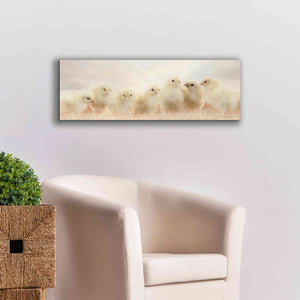 'Spring Line Up' by Lori Deiter, Canvas Wall Art,36 x 12
