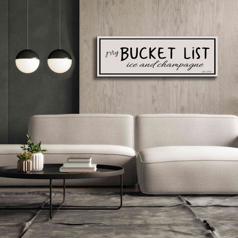 Image of 'My Bucket List' by Lori Deiter, Canvas Wall Art,60 x 20