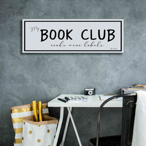 Image of 'My Book Club' by Lori Deiter, Canvas Wall Art,36 x 12