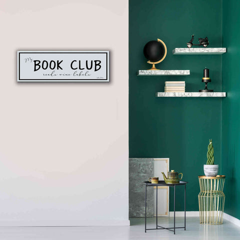 Image of 'My Book Club' by Lori Deiter, Canvas Wall Art,36 x 12