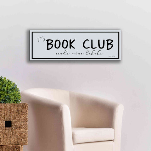 Image of 'My Book Club' by Lori Deiter, Canvas Wall Art,36 x 12