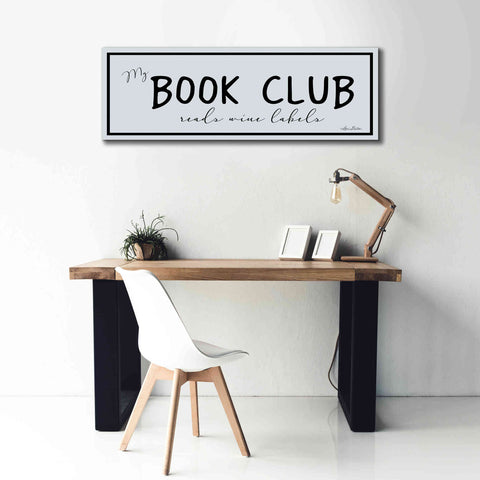 Image of 'My Book Club' by Lori Deiter, Canvas Wall Art,60 x 20
