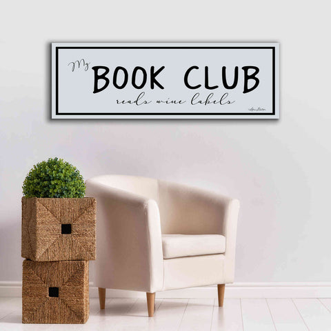 Image of 'My Book Club' by Lori Deiter, Canvas Wall Art,60 x 20