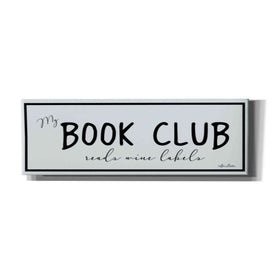 'My Book Club' by Lori Deiter, Canvas Wall Art