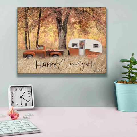 Image of 'Fall Camping' by Lori Deiter, Canvas Wall Art,16 x 12