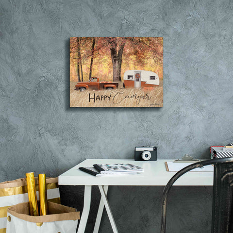 Image of 'Fall Camping' by Lori Deiter, Canvas Wall Art,16 x 12