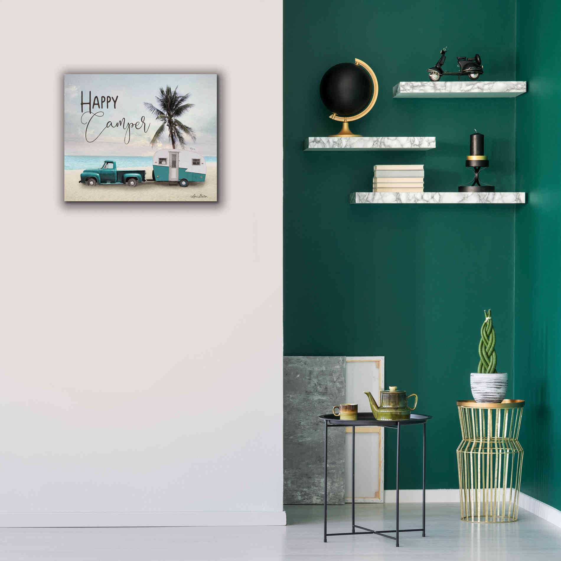 'Happy Camper' by Lori Deiter, Canvas Wall Art,24 x 20