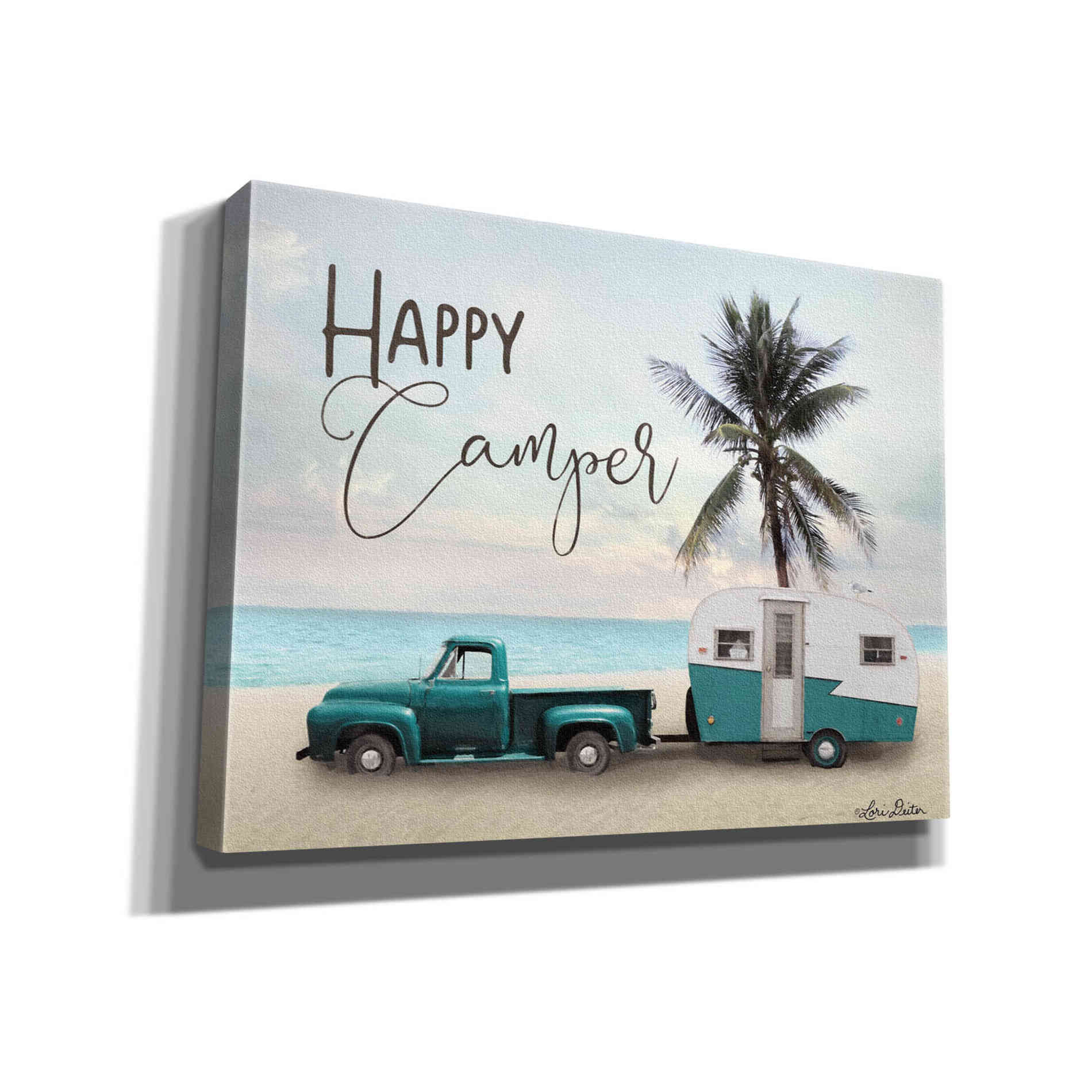 'Happy Camper' by Lori Deiter, Canvas Wall Art