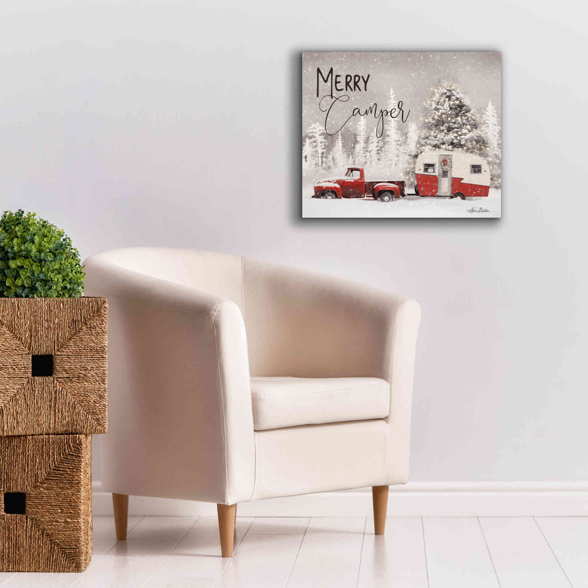 'Merry Camper' by Lori Deiter, Canvas Wall Art,24 x 20