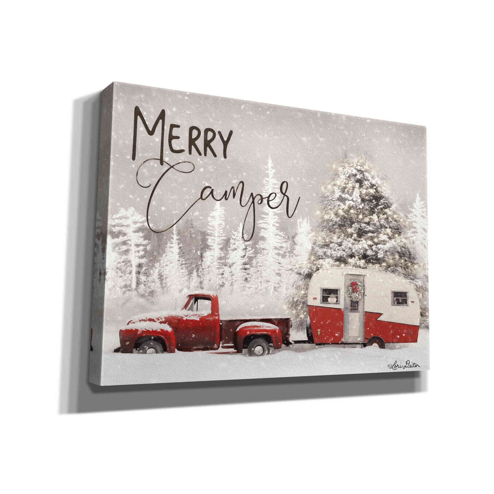 'Merry Camper' by Lori Deiter, Canvas Wall Art