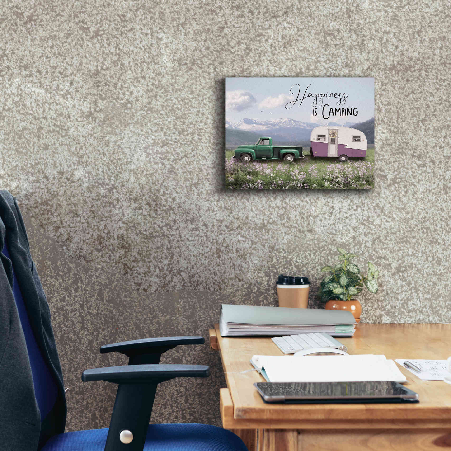 'Spring Camping I' by Lori Deiter, Canvas Wall Art,16 x 12