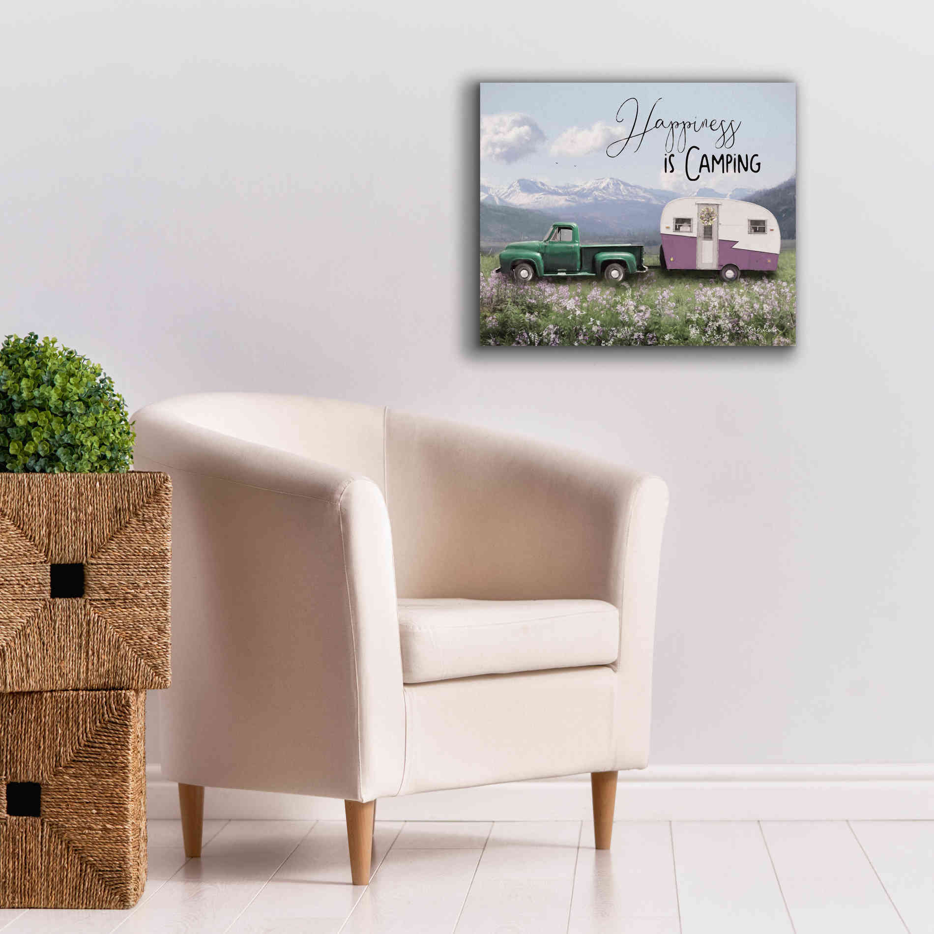 'Spring Camping I' by Lori Deiter, Canvas Wall Art,24 x 20