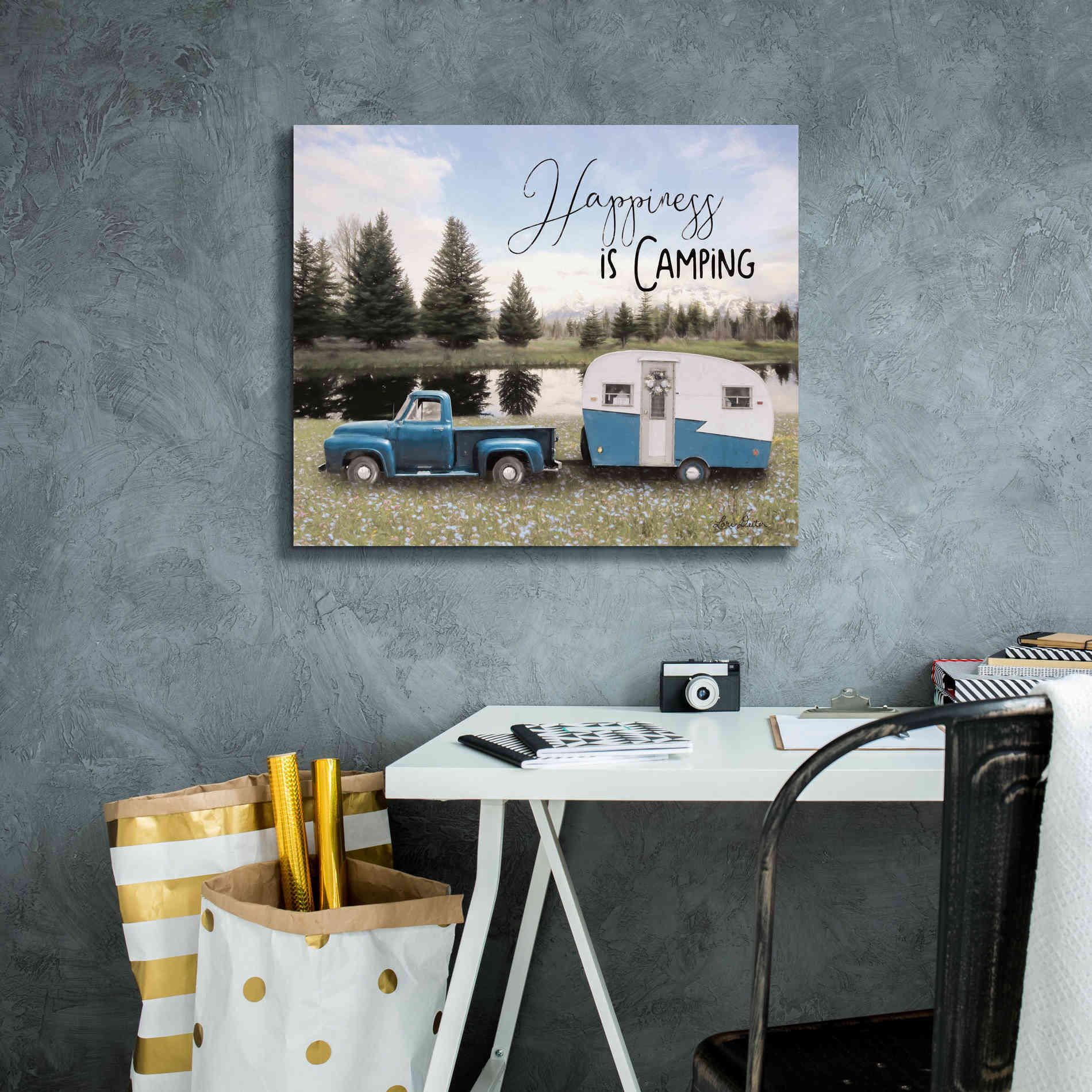 'Spring Camping II' by Lori Deiter, Canvas Wall Art,24 x 20