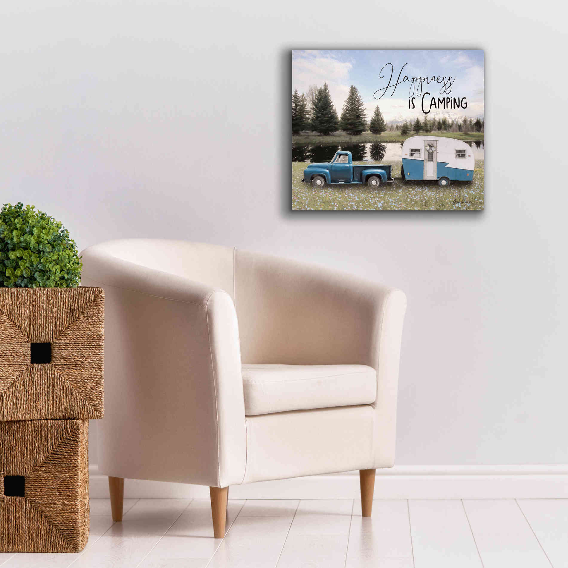 'Spring Camping II' by Lori Deiter, Canvas Wall Art,24 x 20