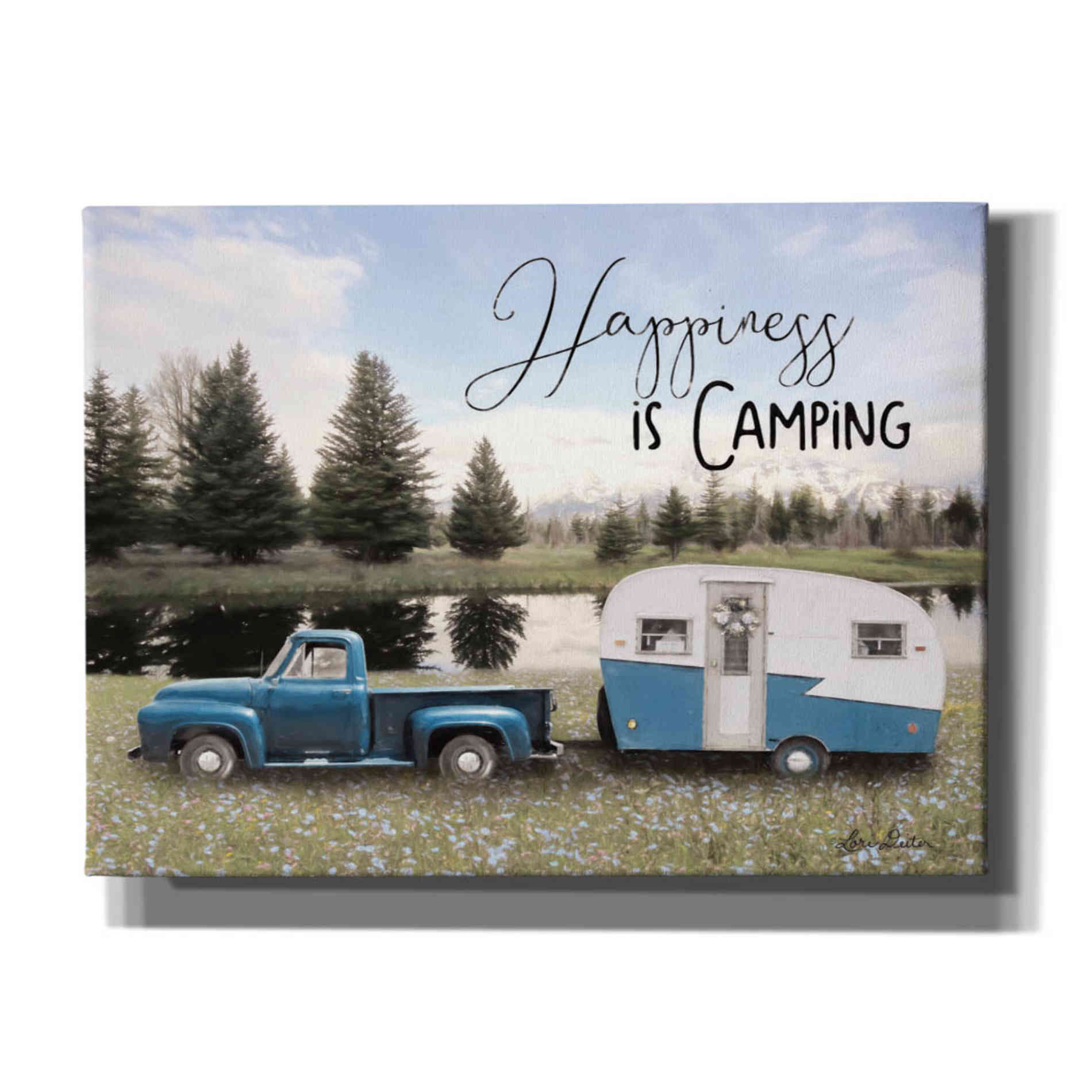 'Spring Camping II' by Lori Deiter, Canvas Wall Art
