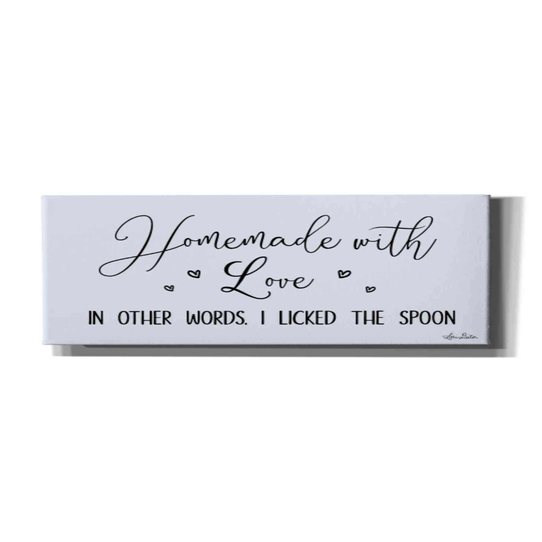 'Homemade with Love' by Lori Deiter, Canvas Wall Art