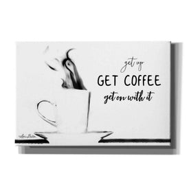 'Get Coffee' by Lori Deiter, Canvas Wall Art