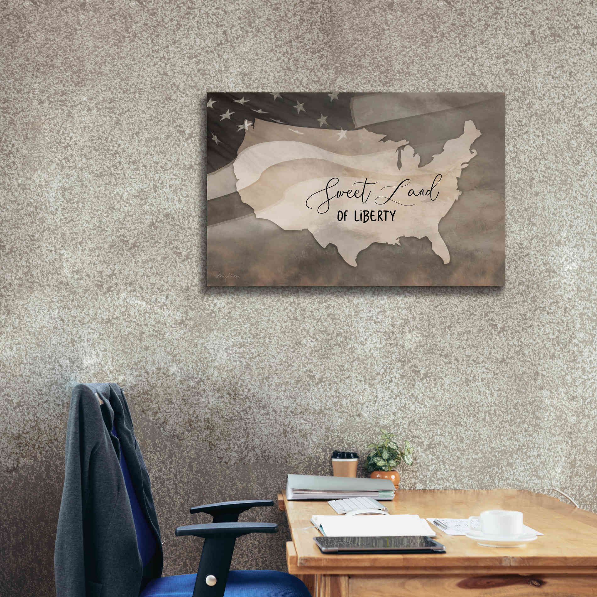 'Sweet Land of Liberty' by Lori Deiter, Canvas Wall Art,40 x 26