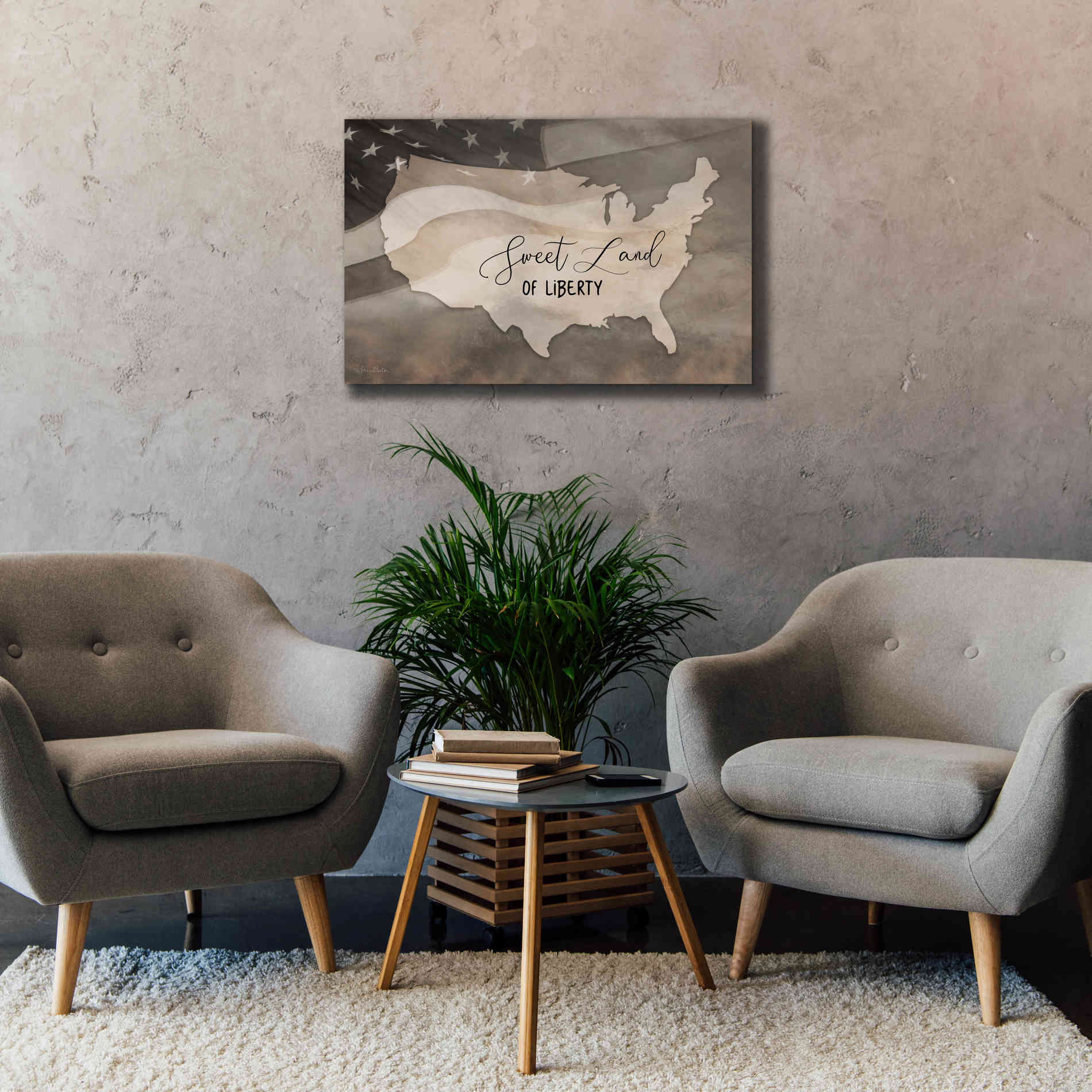'Sweet Land of Liberty' by Lori Deiter, Canvas Wall Art,40 x 26