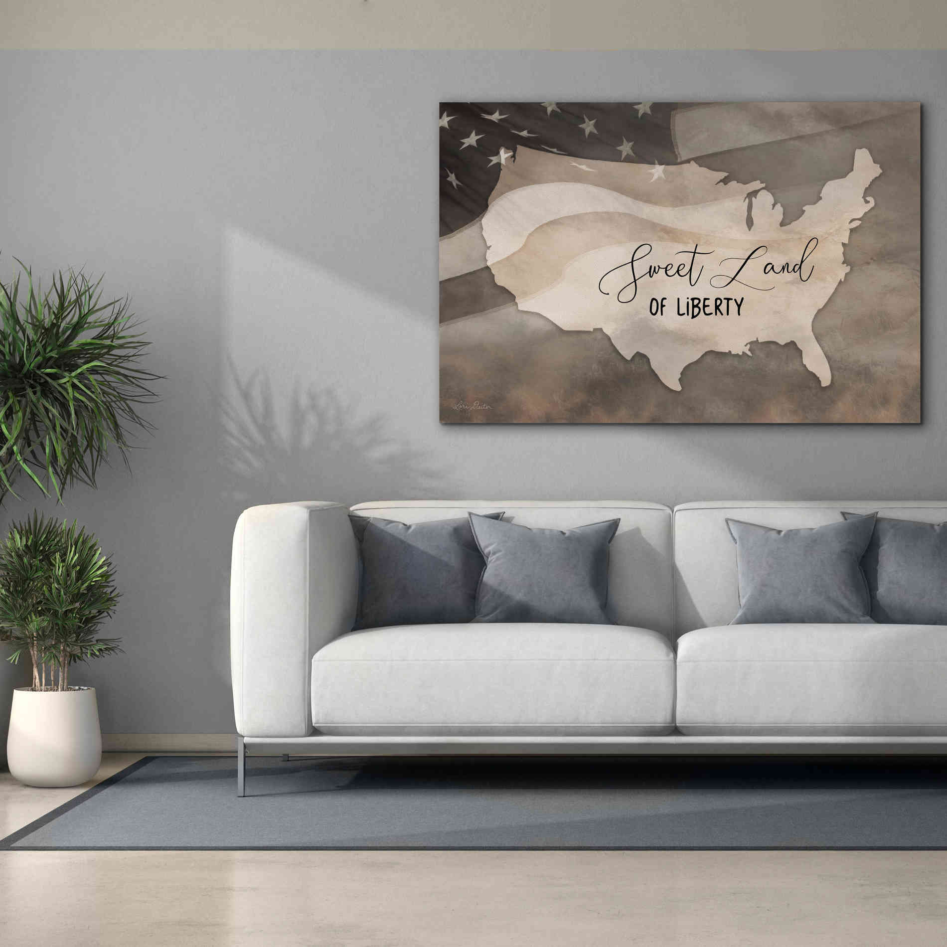 'Sweet Land of Liberty' by Lori Deiter, Canvas Wall Art,60 x 40