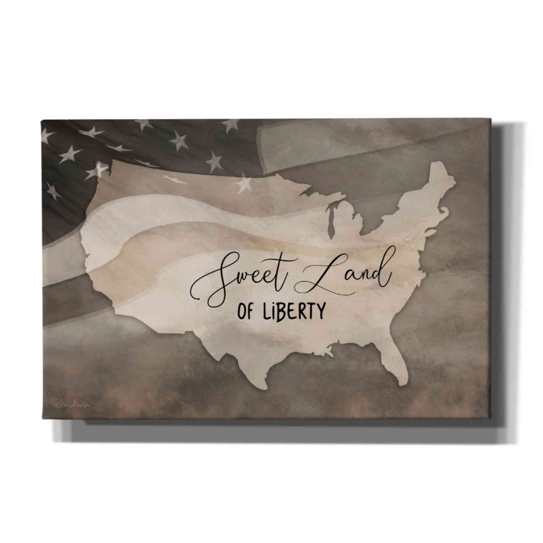 'Sweet Land of Liberty' by Lori Deiter, Canvas Wall Art