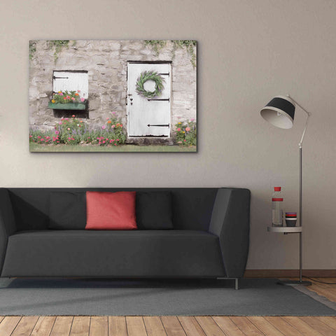 Image of 'Old Stone Cottage' by Lori Deiter, Canvas Wall Art,60 x 40