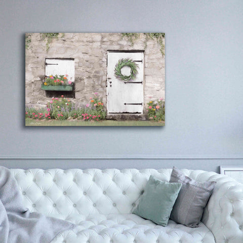 Image of 'Old Stone Cottage' by Lori Deiter, Canvas Wall Art,60 x 40