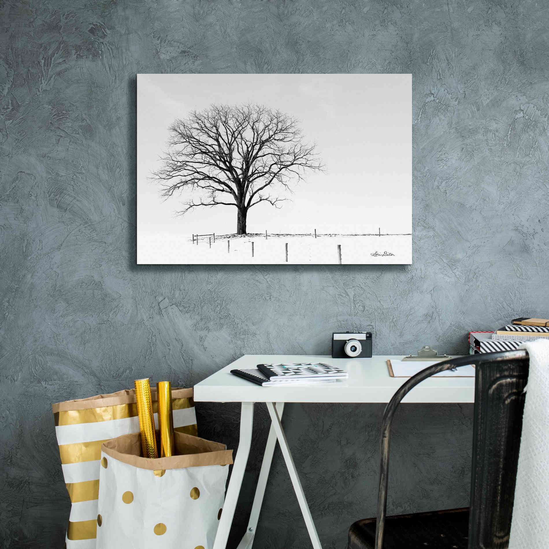 'Bare' by Lori Deiter, Canvas Wall Art,26 x 18