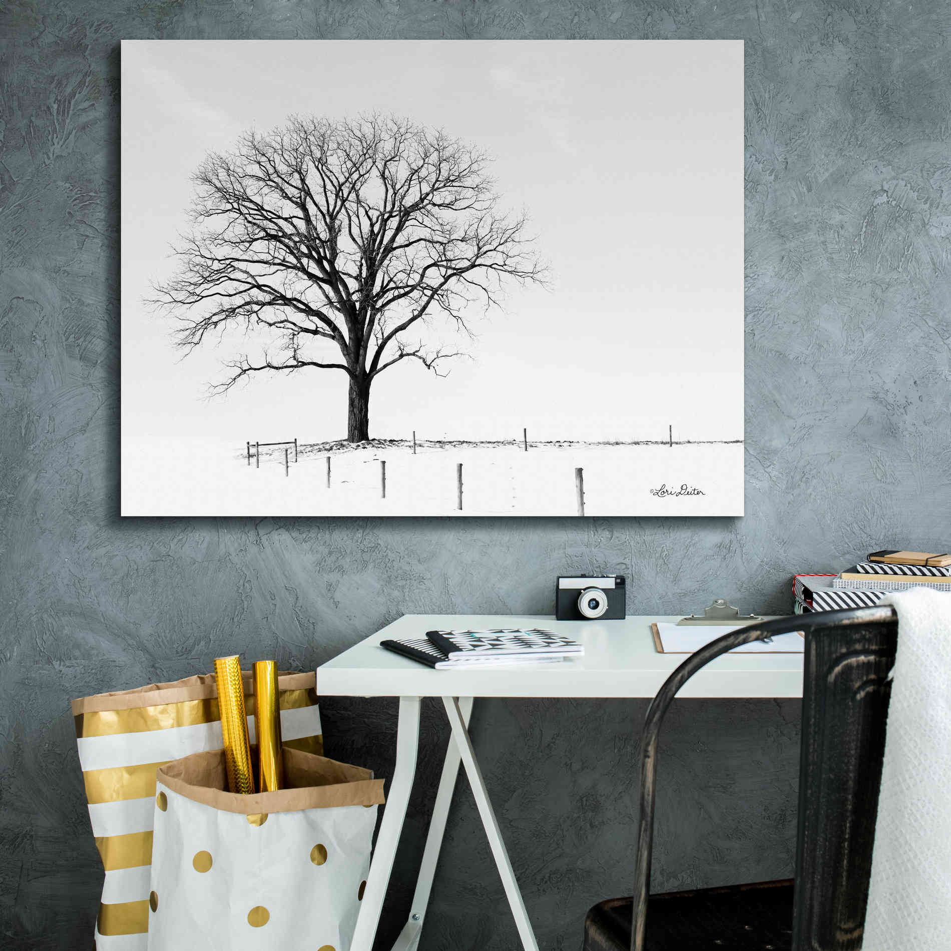 'Bare' by Lori Deiter, Canvas Wall Art,34 x 26