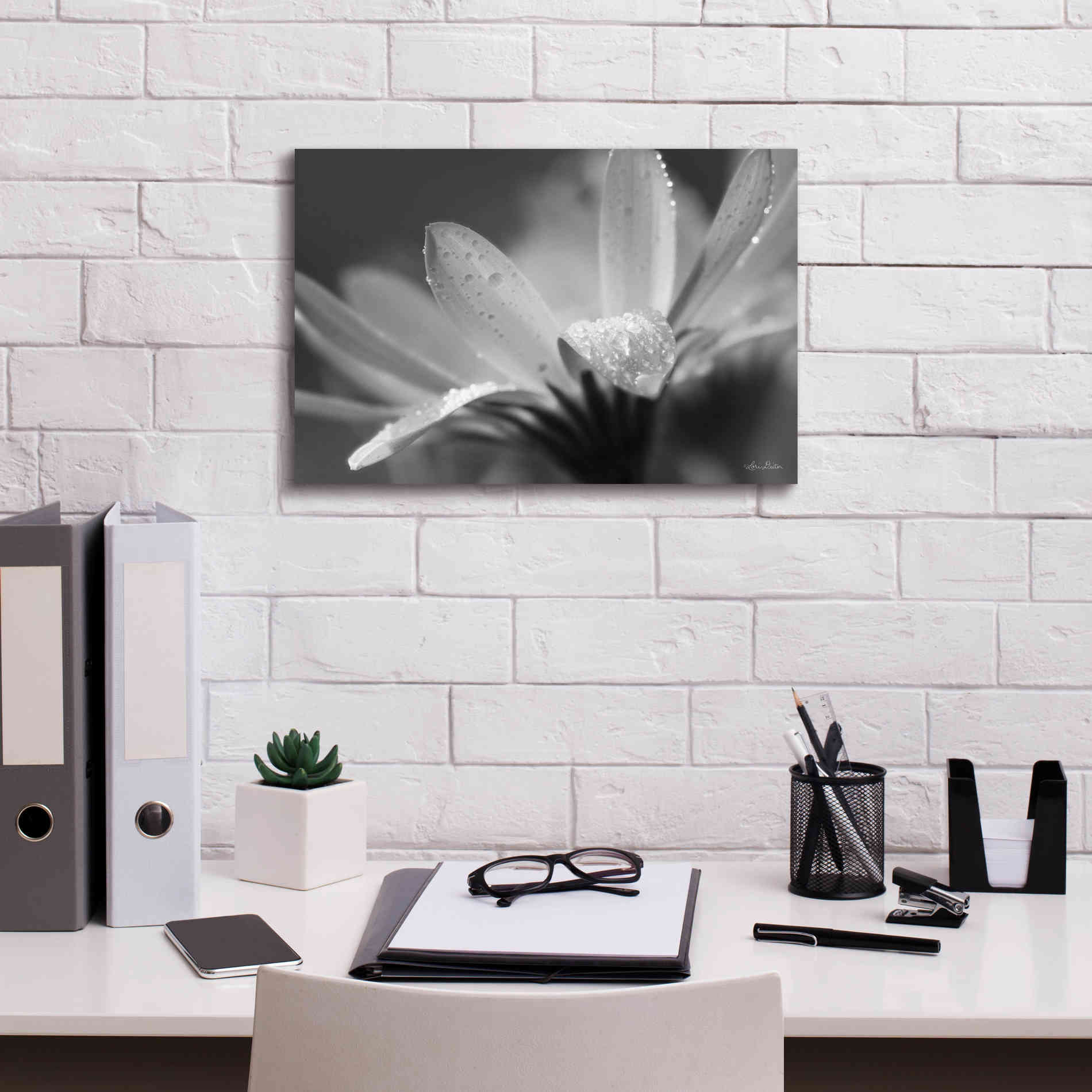 'Daisy' by Lori Deiter, Canvas Wall Art,18 x 12