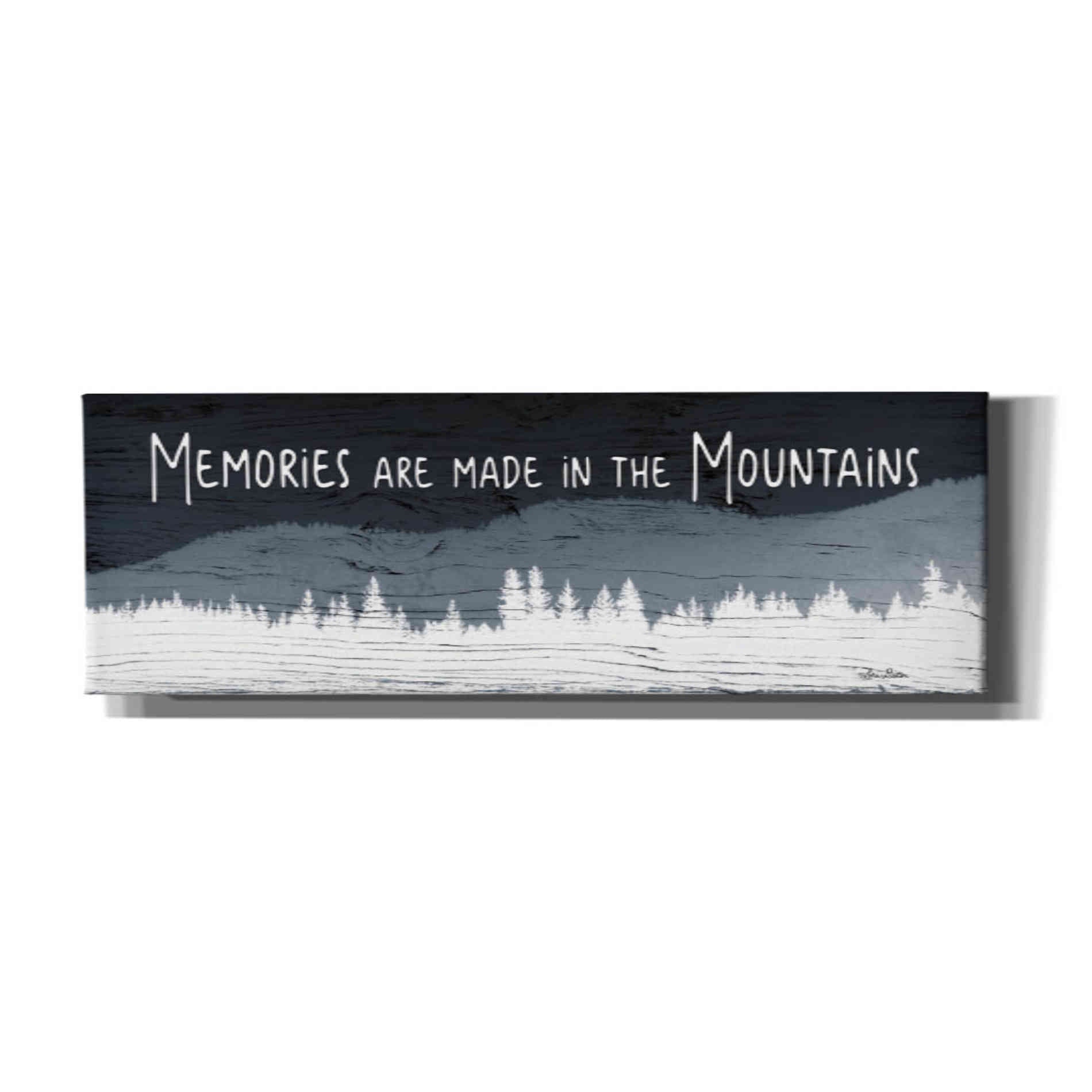 'Memories are Made in the Mountains' by Lori Deiter, Canvas Wall Art