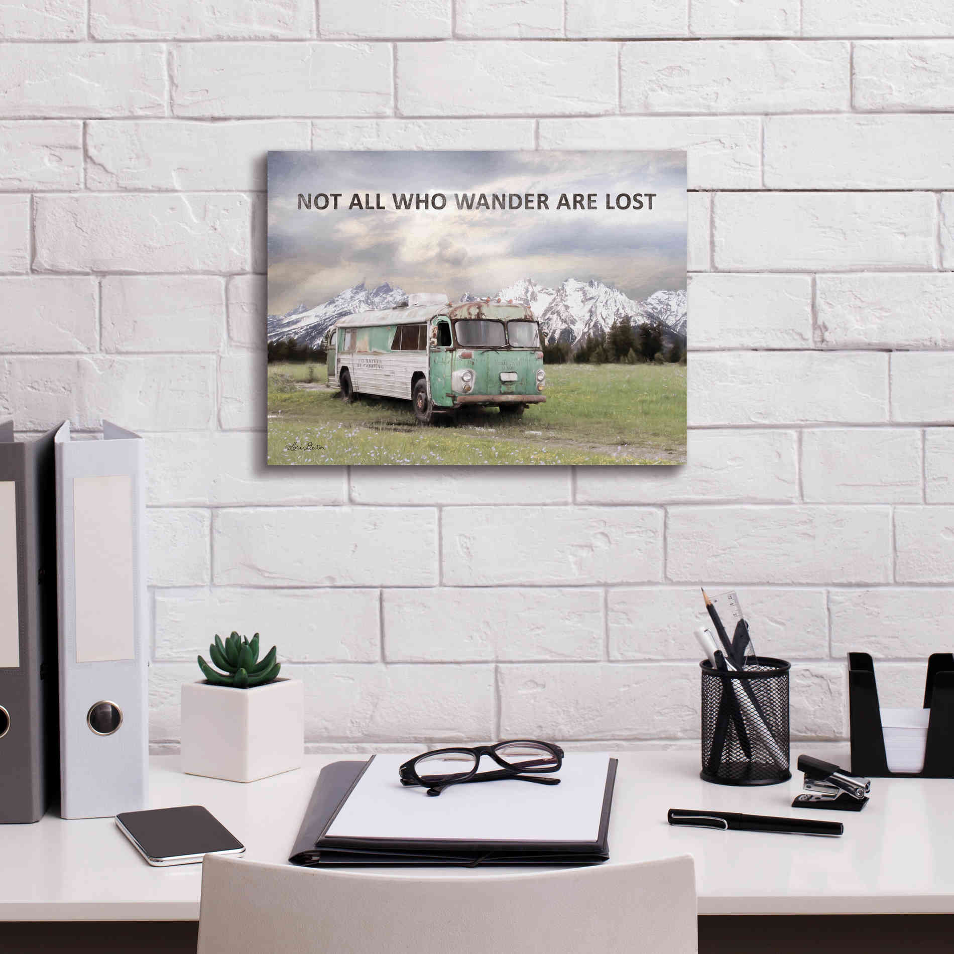 'Camping in Style' by Lori Deiter, Canvas Wall Art,16 x 12