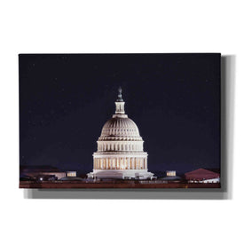 'US Capital at Night' by Lori Deiter, Canvas Wall Art