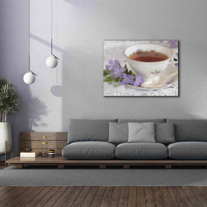 'Periwinkle and Tea' by Lori Deiter, Canvas Wall Art,54 x 40