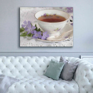 'Periwinkle and Tea' by Lori Deiter, Canvas Wall Art,54 x 40