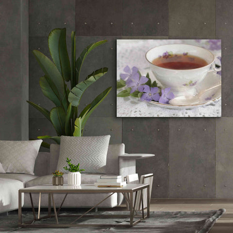 Image of 'Periwinkle and Tea' by Lori Deiter, Canvas Wall Art,54 x 40