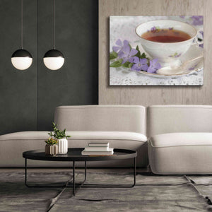 'Periwinkle and Tea' by Lori Deiter, Canvas Wall Art,54 x 40