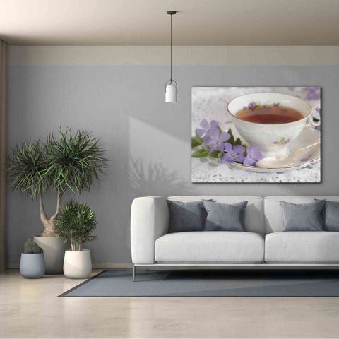 Image of 'Periwinkle and Tea' by Lori Deiter, Canvas Wall Art,54 x 40