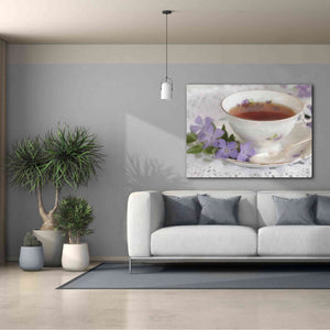 'Periwinkle and Tea' by Lori Deiter, Canvas Wall Art,54 x 40