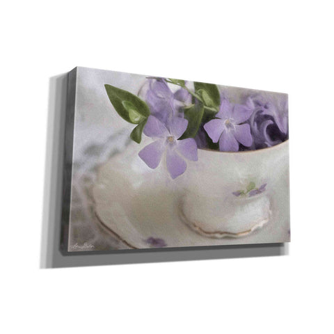 Image of 'Violet Teacup I' by Lori Deiter, Canvas Wall Art