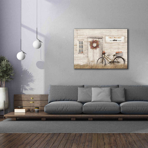 Image of 'Pumpkin Bicycle' by Lori Deiter, Canvas Wall Art,54 x 40