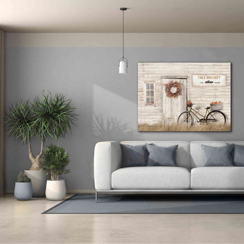 Image of 'Pumpkin Bicycle' by Lori Deiter, Canvas Wall Art,54 x 40