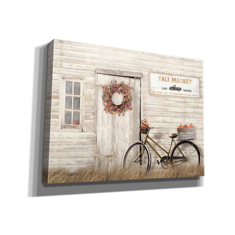 Image of 'Pumpkin Bicycle' by Lori Deiter, Canvas Wall Art