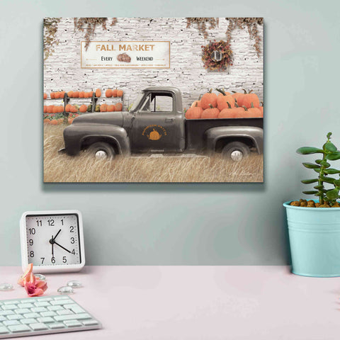 Image of 'Fall Pumpkin Market' by Lori Deiter, Canvas Wall Art,16 x 12