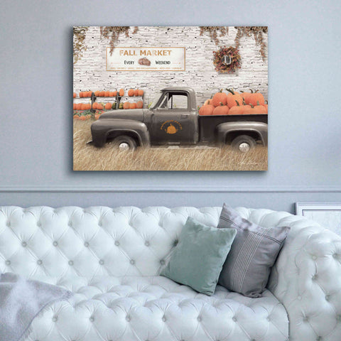 Image of 'Fall Pumpkin Market' by Lori Deiter, Canvas Wall Art,54 x 40