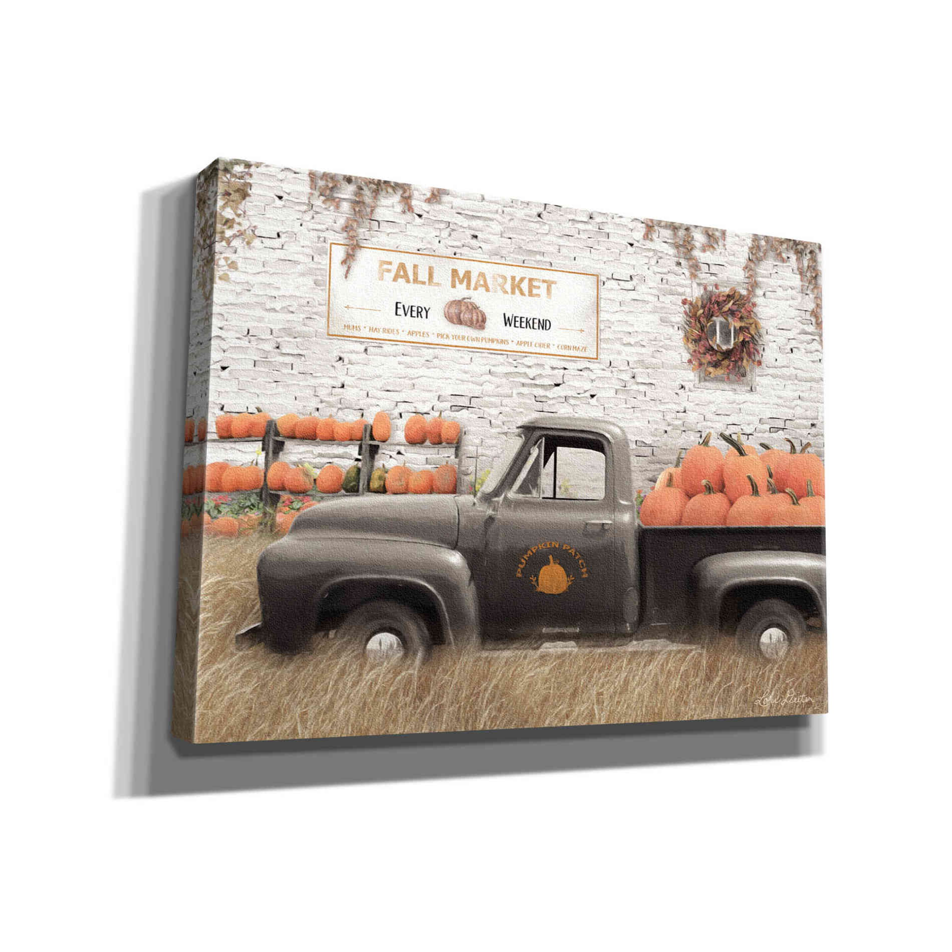 'Fall Pumpkin Market' by Lori Deiter, Canvas Wall Art