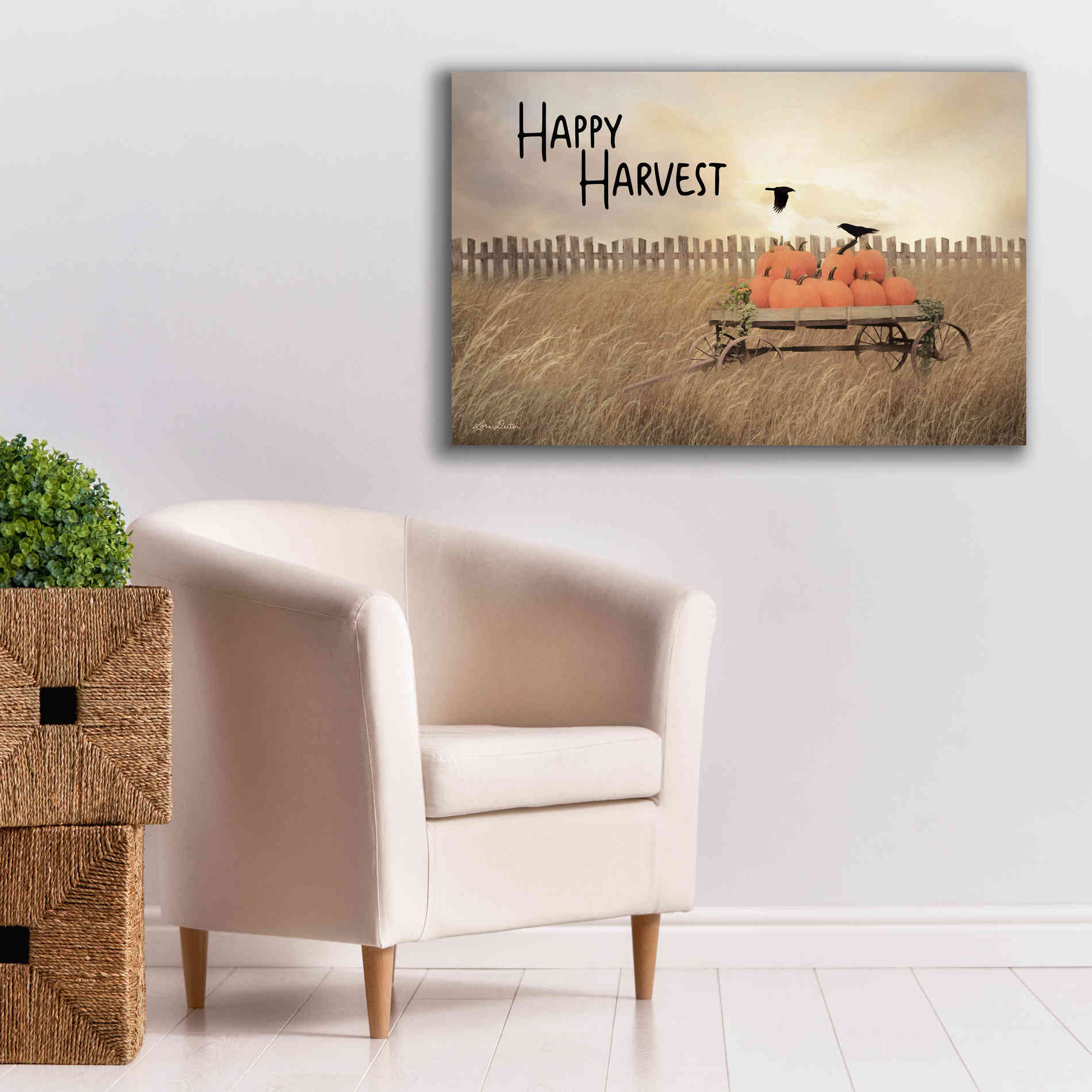 'Happy Harvest' by Lori Deiter, Canvas Wall Art,40 x 26